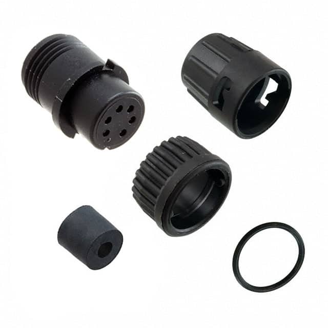 6282-6SG-318 CONN PLUG FMALE 6P GOLD SLDR CUP
