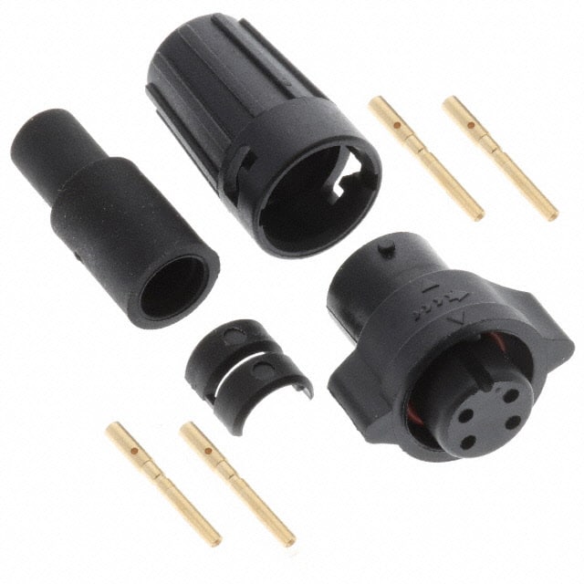 W6280-4SG-P-528 CONN PLUG FMALE 4POS GOLD CRIMP