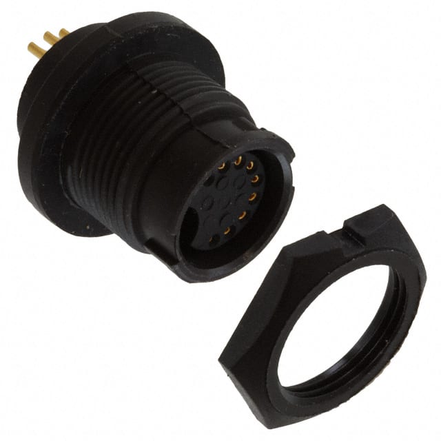 EN3P9F26X CONN RCPT FMALE 9P GOLD SLDR CUP