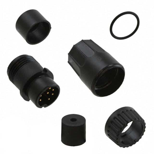 3282-8PG-330 CONN PLUG MALE 8P GOLD SLDR CUP