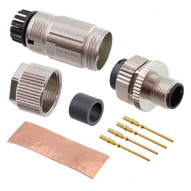 MSAS-04BMMC-SL7001 CONN RCPT MALE 4POS GOLD CRIMP