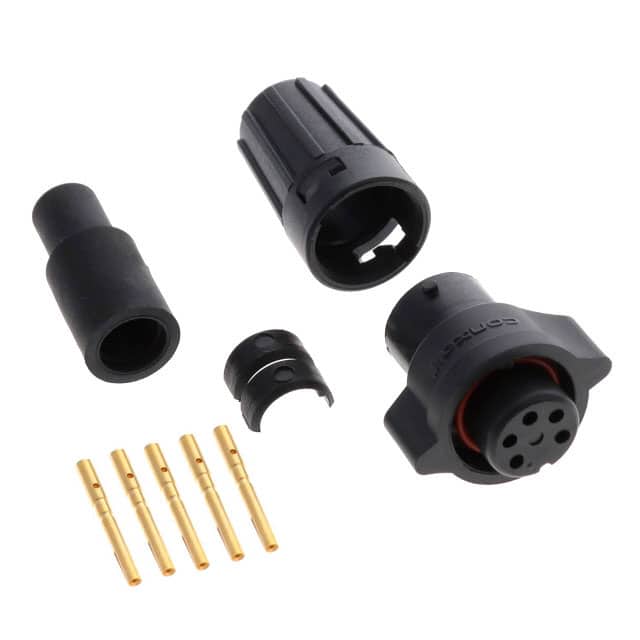 W6280-5SG-P-528 CONN PLUG FMALE 5POS GOLD CRIMP