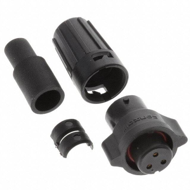 W6282-3SG-P-528 CONN PLUG FMALE 3POS SOLDER CUP