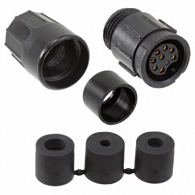 5282-8SG-3DC CONN RCPT FMALE 8P GOLD SLDR CUP