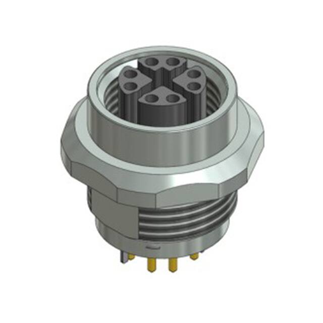 43-02758 CONN PLUG FMALE 8POS GOLD SOLDER
