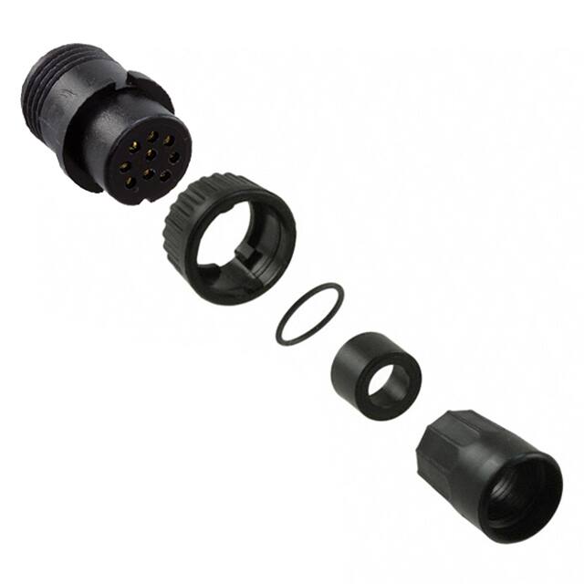 3282-9SG-321 CONN PLUG FMALE 9P GOLD SLDR CUP