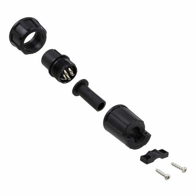 CXS3106A14S5P CONN PLUG MALE 5P SILV SLDR CUP
