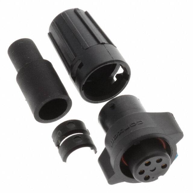 W6282-5SG-P-528 CONN PLUG FMALE 5POS SOLDER CUP