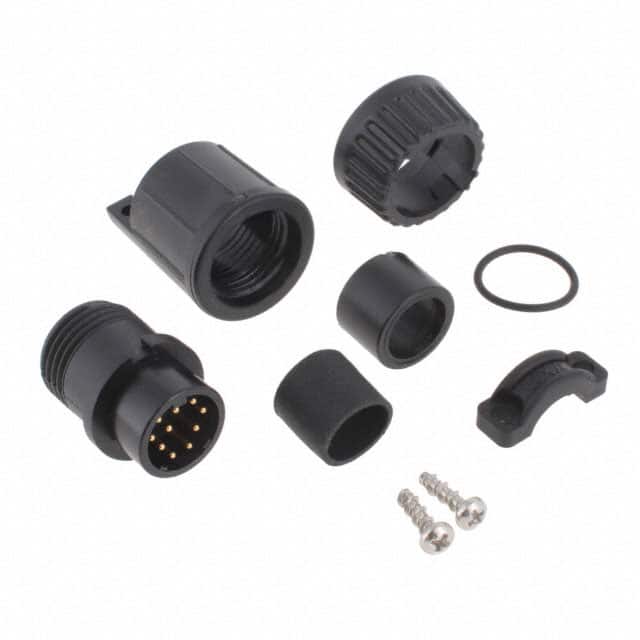 W3282-10PG-535 CONN PLUG MALE 10POS SOLDER CUP