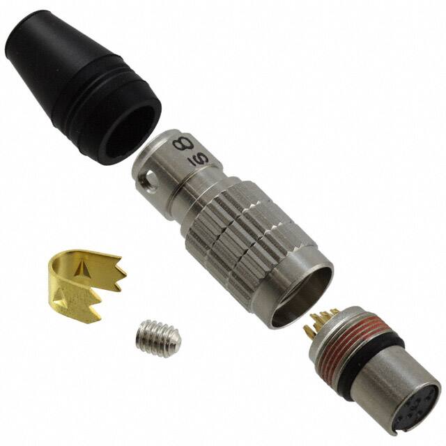 HR25-7TP-6S(72) CONN PLUG FMALE 6P GOLD SLDR CUP