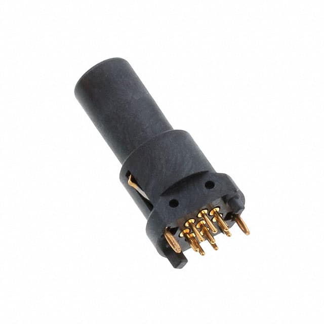 21033211818 CONN MALE INSERT 8POS GOLD SLDR