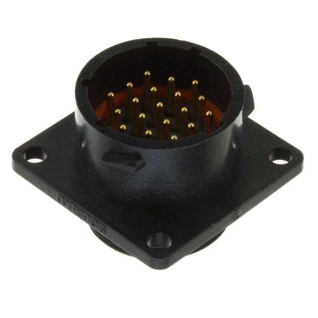 UTS014E19P CONN RCPT MALE 19P GOLD SLDR CUP