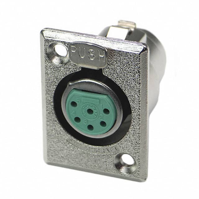 D6F CONN PLUG FMALE XLR 6POS SOLDER