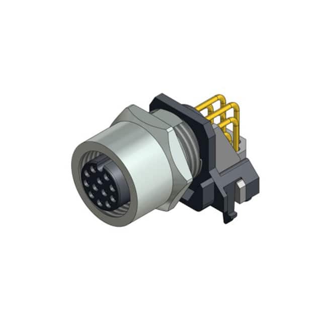 43-02640 CONN PLUG FMALE 12POS GOLD SLDR