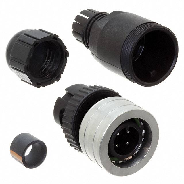 1200850003 CONN PLUG MALE 4POS GOLD SCREW