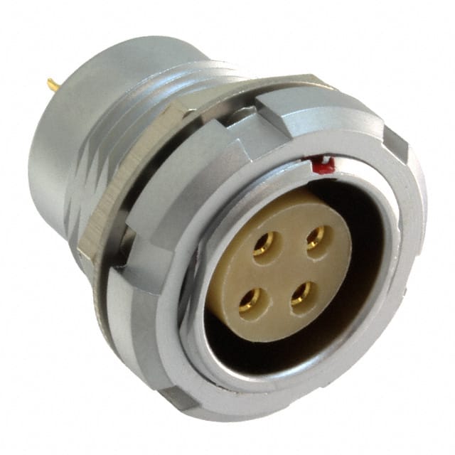 822B004-203R001 CONN RCPT FMALE 4P GOLD SLDR CUP