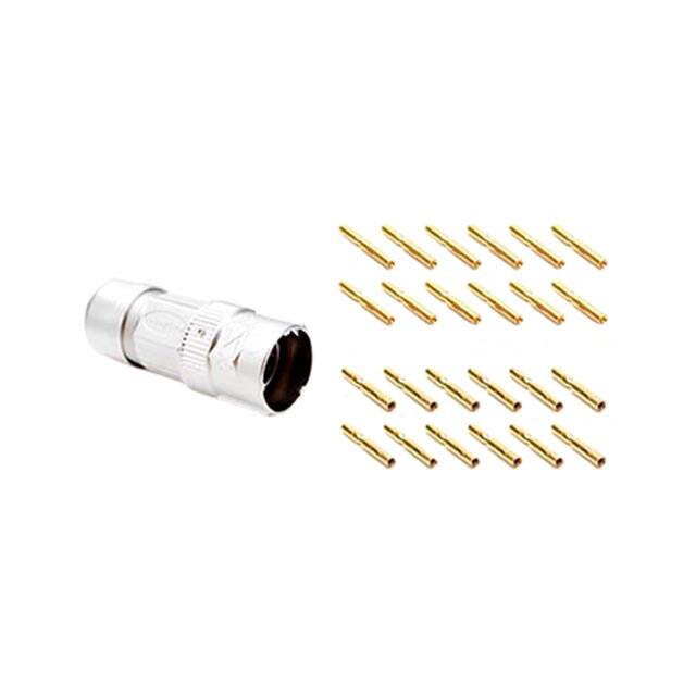 MA5CAP1200S-S2-KIT CONN PLUG FMALE 12POS GOLD CRIMP