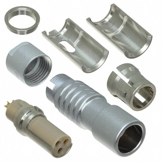 K11F1C-P03LPH0-4500 CONN RCPT FMALE 3P GOLD SLDR CUP