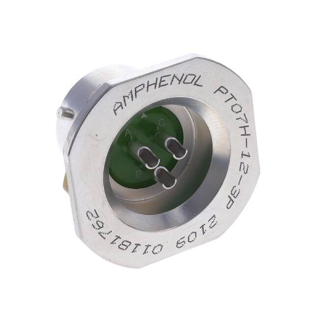 PT07H-12-3P CONN RCPT MALE 3P TIN SOLDER CUP