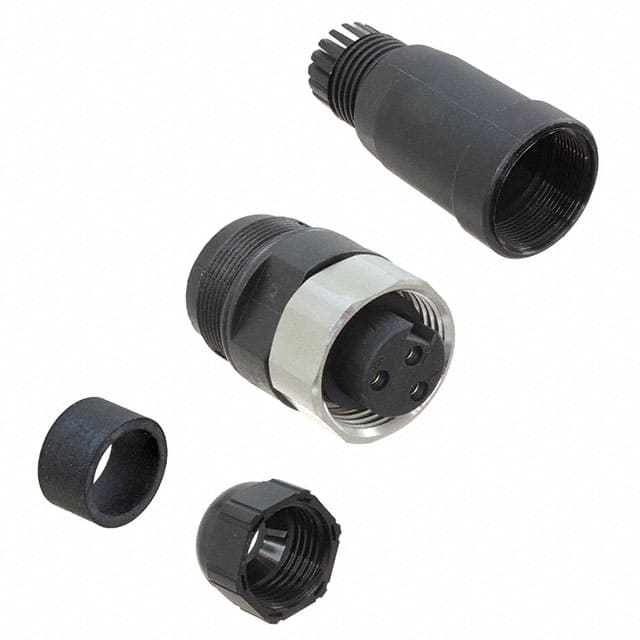 1300170005 CONN PLUG FMALE 3POS GOLD SCREW