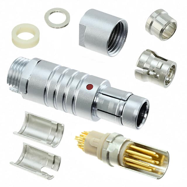 S31F1C-P08MFG0-5000 CONN PLUG MALE 8P GOLD SLDR CUP