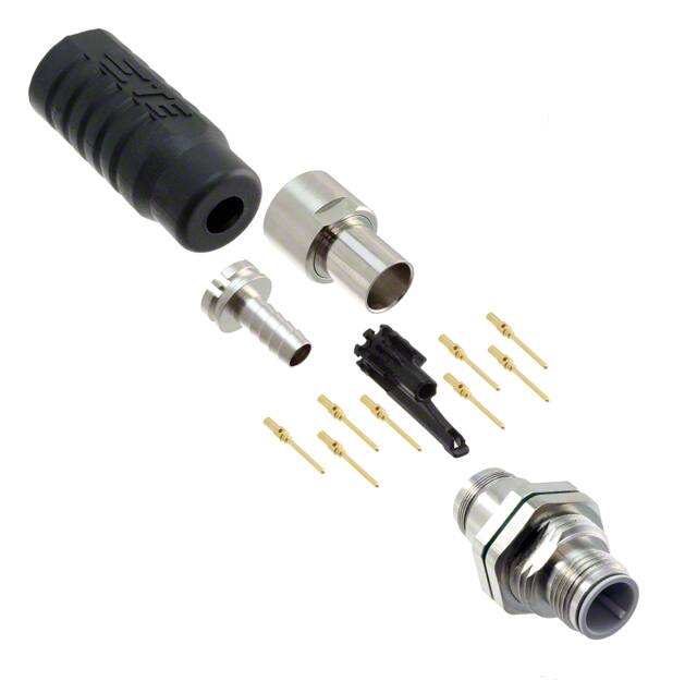 1-2823447-6 CONN PLUG MALE 8POS GOLD CRIMP