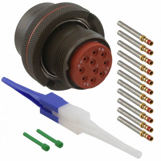 MS3459W18-1S CONN PLUG FMALE 10POS GOLD CRIMP