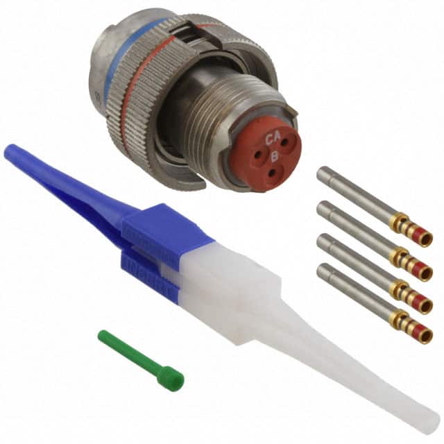MS3459KS10SL-3S CONN PLUG FMALE 3POS GOLD CRIMP