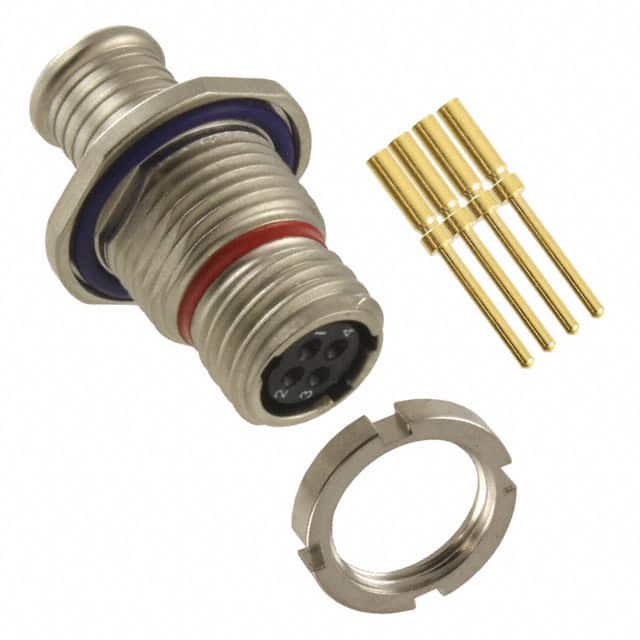 MKJ1A7F6-4SA CONN RCPT FMALE 4POS GOLD CRIMP