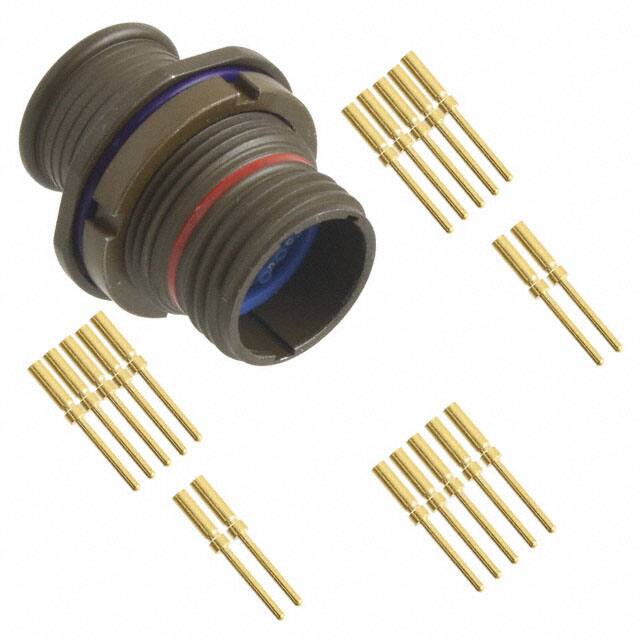 MKJ1A7W9-19PA CONN RCPT MALE 19POS GOLD CRIMP
