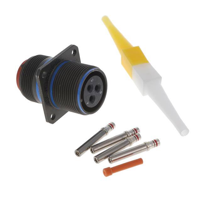 MS3450W16-10S CONN RCPT FMALE 3POS GOLD CRIMP