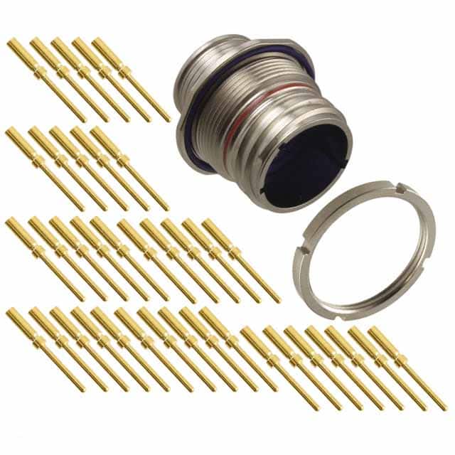 MKJ1A7F13-37PA CONN RCPT MALE 37POS GOLD CRIMP