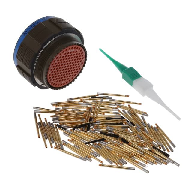 KJA6T25W35SN CONN PLUG FMALE 128P GOLD CRIMP