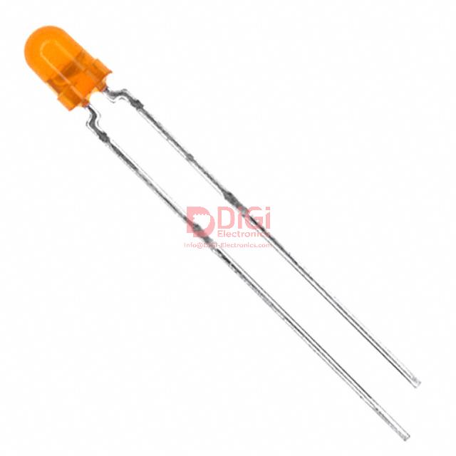 TLHO4201 The Vishay Dale TLHO4201 is an orange, discrete LED with a 605nm wavelength. It features a 2.4V forward voltage and 10mA current rating.
