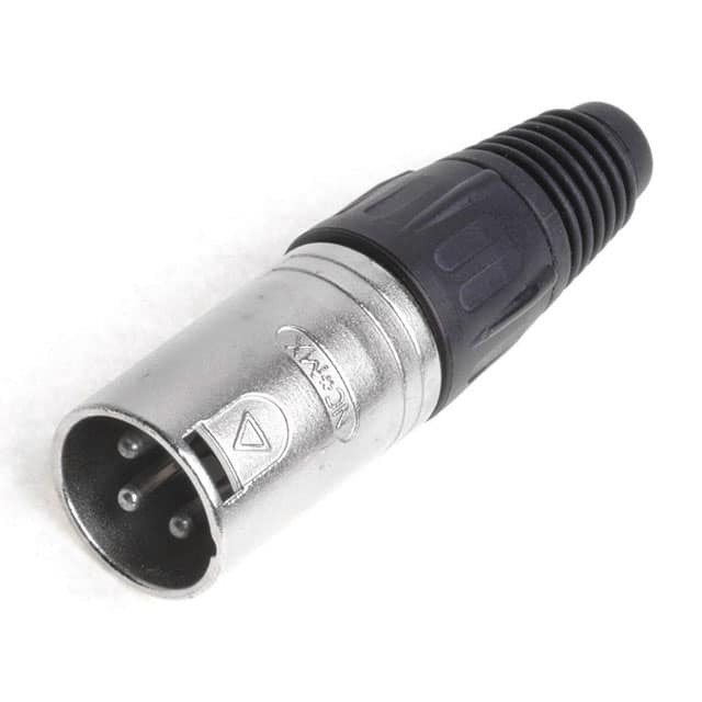 568-NC3MX CONN MALE 3POS XLR NICKEL