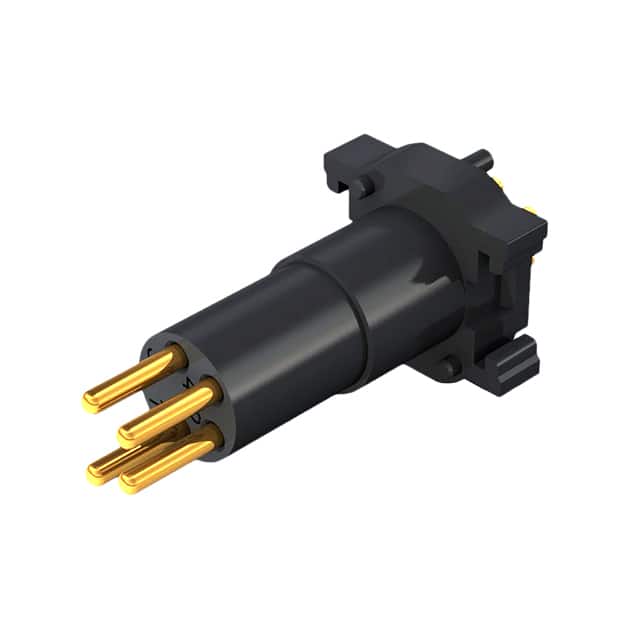 2423910000 CONN MALE INSERT 4POS GOLD SLDR