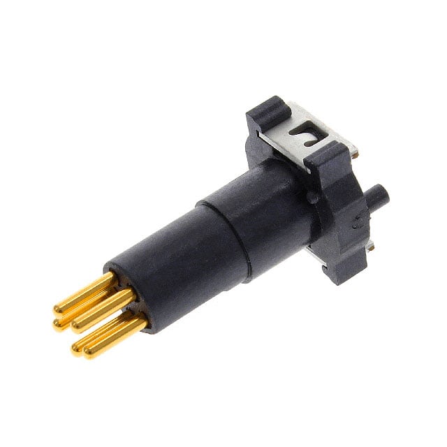 2421990000 CONN MALE INSERT 5POS GOLD SLDR