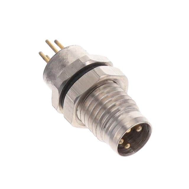 ALBKM08-RM8BR4-S0 BULKHEAD CONN. M8 FRONT MT. 4-PO