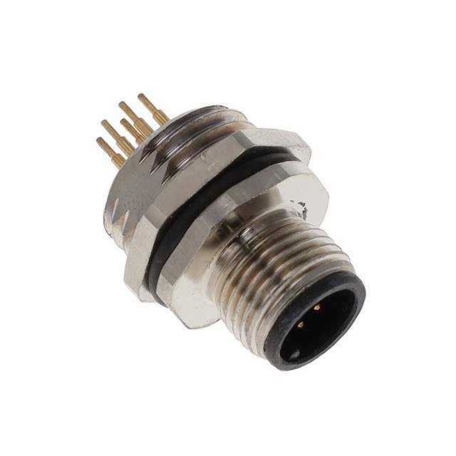 ALBKM12-FMBR8-S0 BULKHEAD CONN. M12 FRONT MT. 8-P