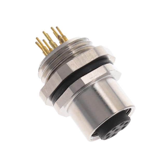 ALBKF12-FPBR8-S0 BULKHEAD CONN. M12 FRONT MT. 8-P