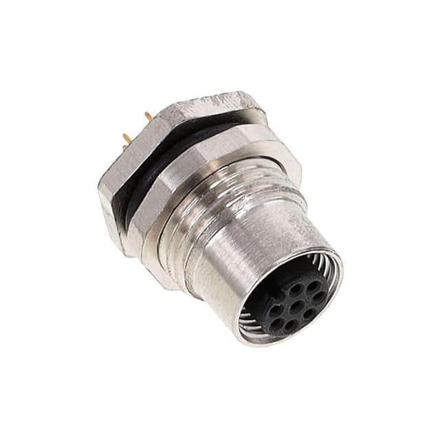 ALBKF12-RMBR8-S0 BULKHEAD CONN. M12 REAR MT. 8-PO