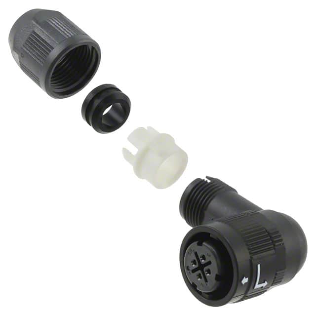 HR34B-12WLPD-4S CONN PLUG FMALE 4P SOLDER CUP