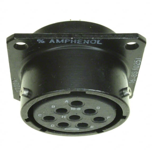 PT02A16-8S-025 CONN RCPT FMALE 8P GOLD SLDR CUP