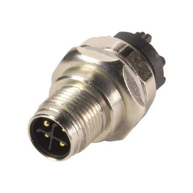 21033091431 M12 S-CODE 3+PE PIN, MALE, SHIEL