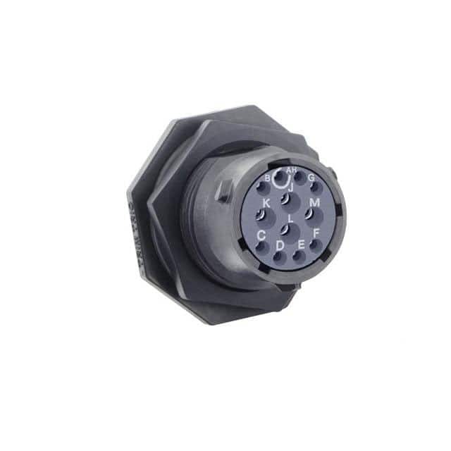 UTSX714E12S JAM NUT RECEPTACLE, WITHOUT BACK