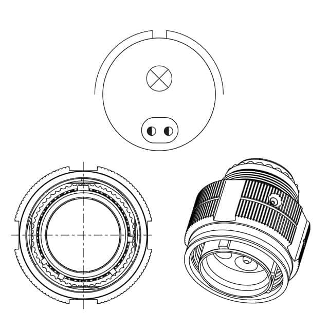 HV06RF23-59R ALUMINUM PLUG, RADSOK CONTACTS