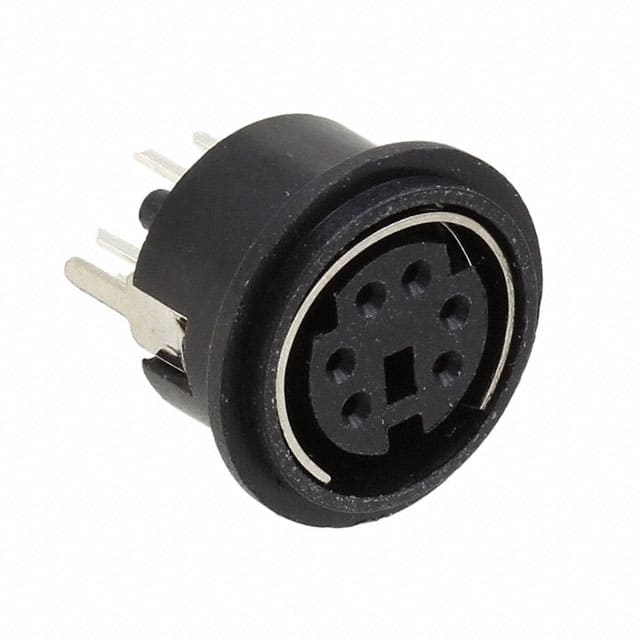 MDV-066 CONN MINI DIN JACK 6POS