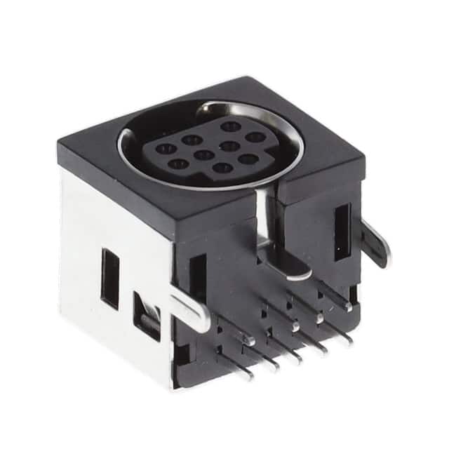 MD-90SM CONN RCPT FMALE MINI DIN 9P SLDR