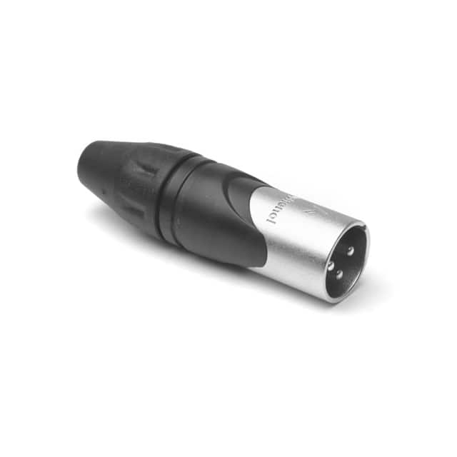 AX3M BULK METAL XLR PLUG STR CORD 3 PIN BU