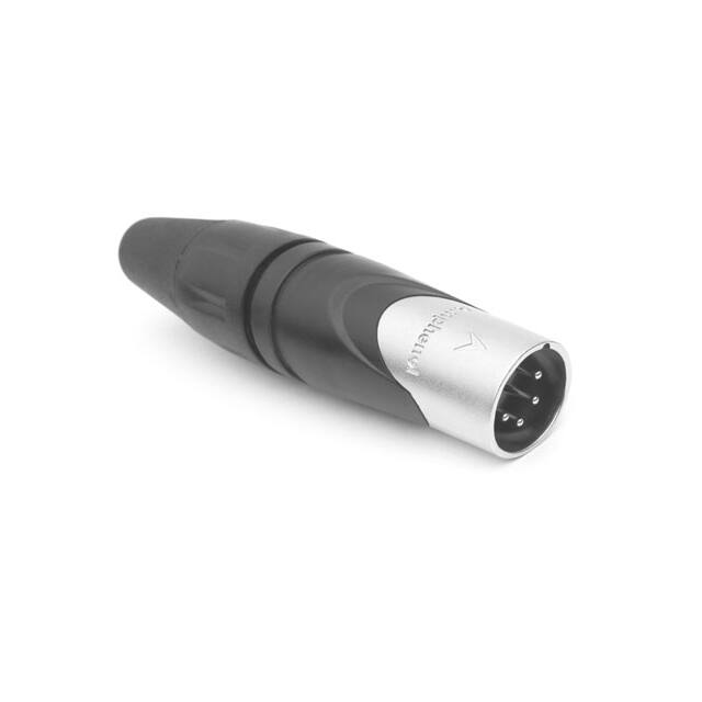 AX4M BULK METAL XLR PLUG STR CORD 4 PIN BU